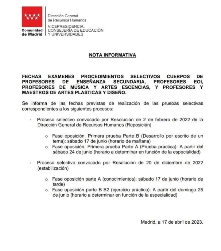 Cómo preparar el Examen de Desarrollo de una Oposición